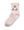 Cherry Ruffle Crew Grip Sock - Powder Pink