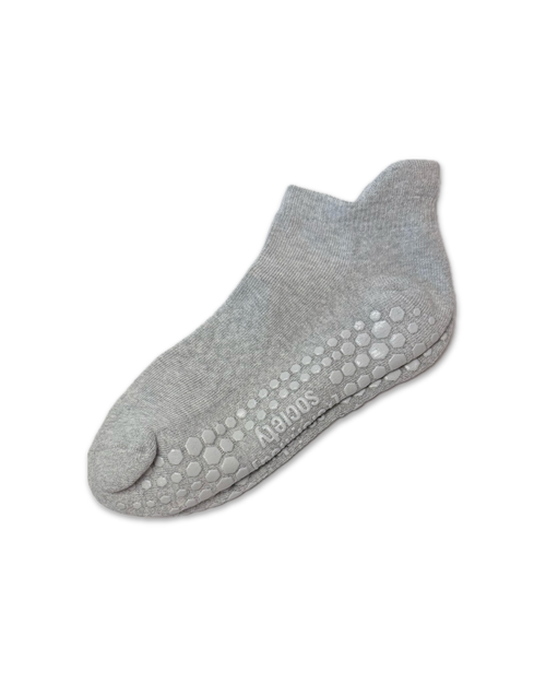 Ankle Grip Socks - Grey