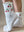 Cherry Ruffle Crew Grip Sock - Powder Pink