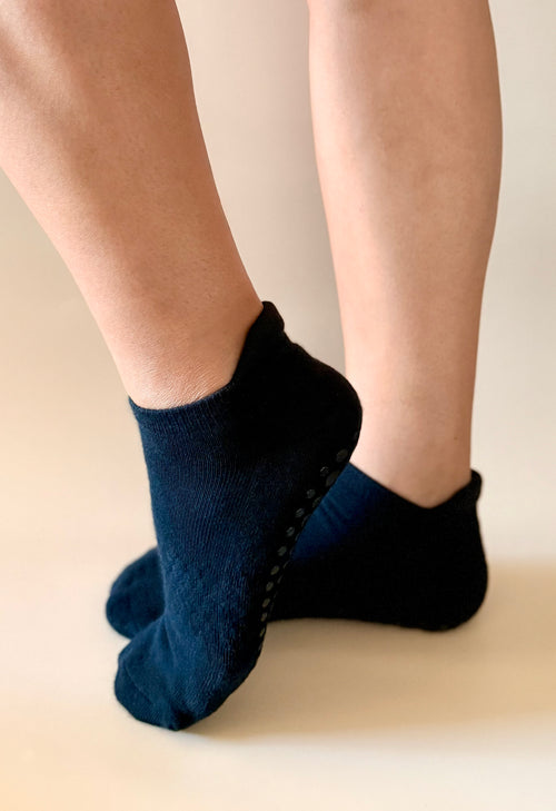 Ankle Grip Sock - Black