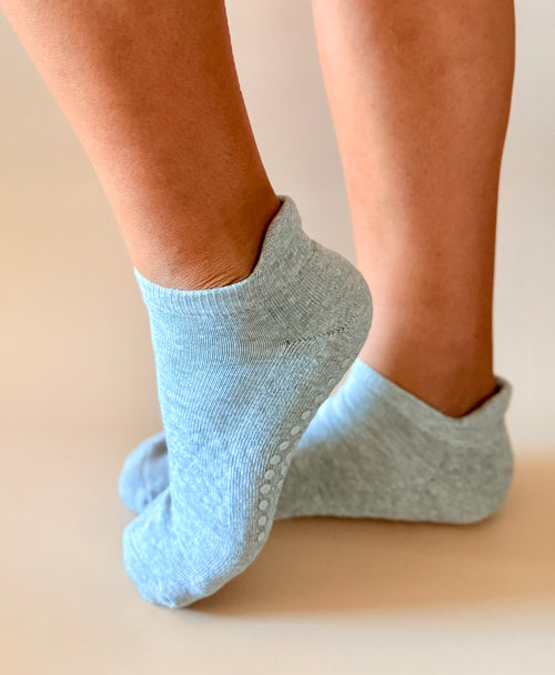 Ankle Grip Socks - Grey