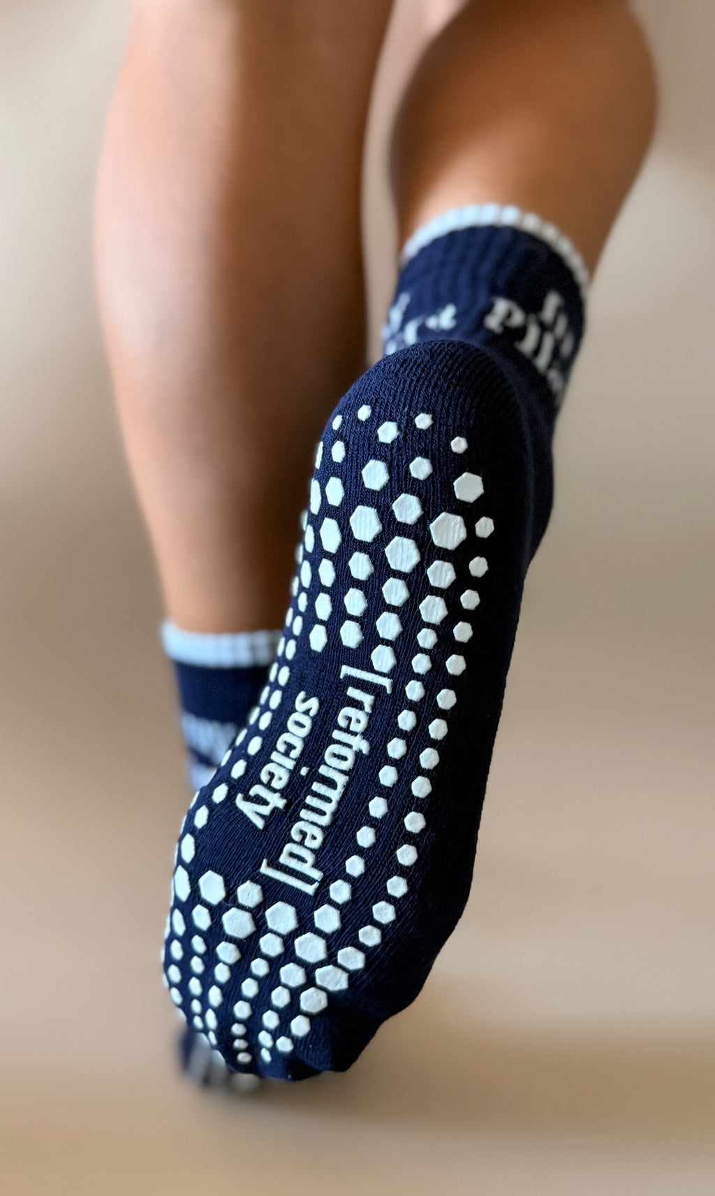 In My Pilates Era Crew Grip Sock