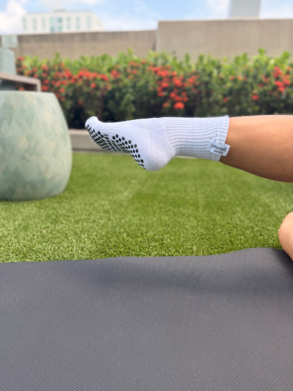 Crew Grip Sock - Soft White